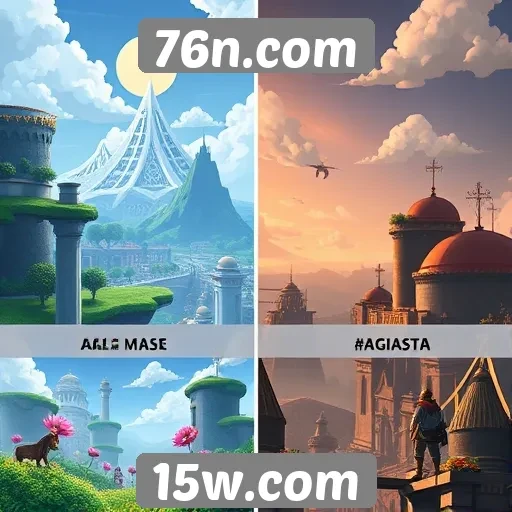 Comparação de gráficos e jogabilidade em 76n.com